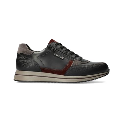Mephisto - Verschluss Sneaker Gilford Schwarz aus Textil - Absatzhöhe Reissverschluss Schnürsenkel - 1,5 von Mephisto