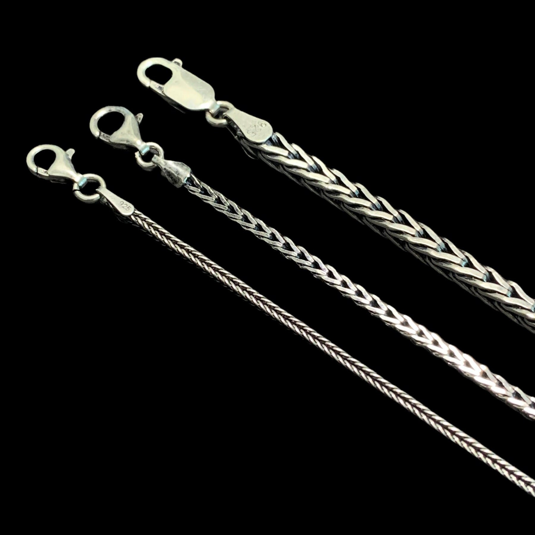 925 Sterling Silber Herrenkette, 3, 5 Mm Silberkette, Männerkette, Wikinger Kette, Männerkette von MerSilverCo