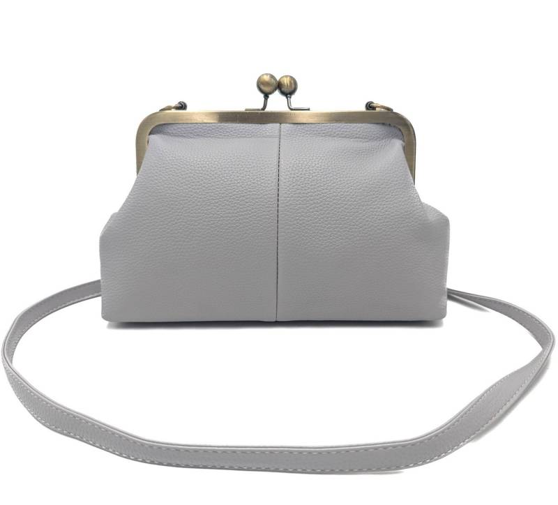 Mera Vellon Umhängetasche Damen Handtasche Novela, Veganes Leder, Schnappverschluss von Mera Vellon