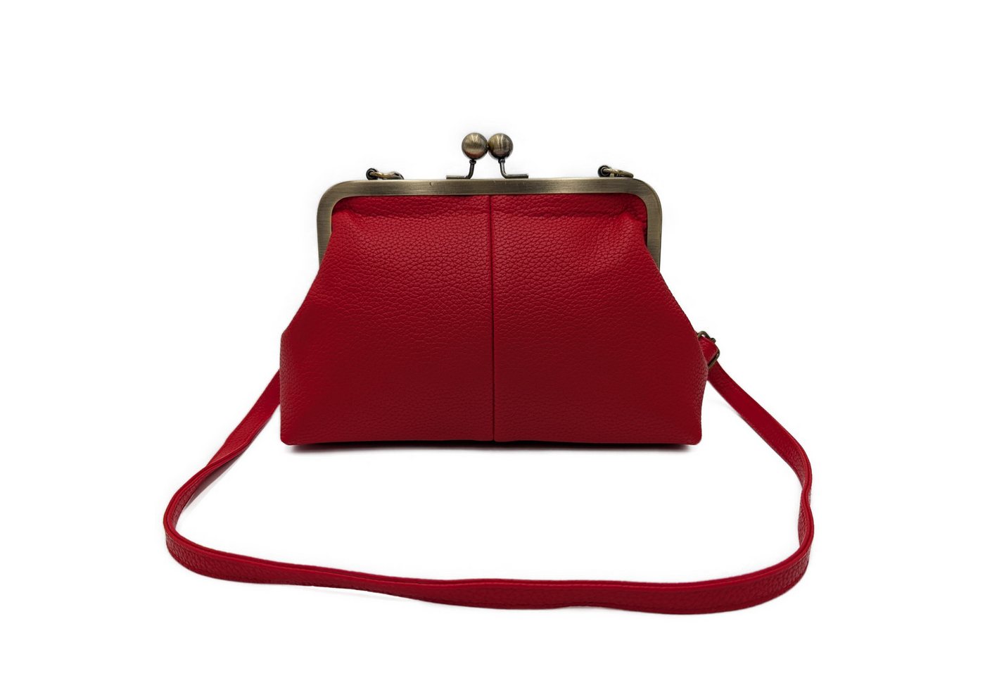 Mera Vellon Umhängetasche Damen Handtasche Novela, Veganes Leder, Schnappverschluss von Mera Vellon