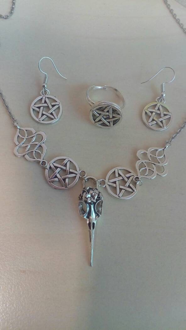 Schmuckset Pentagramm Schmuckset Pentagramm von MeraNoir