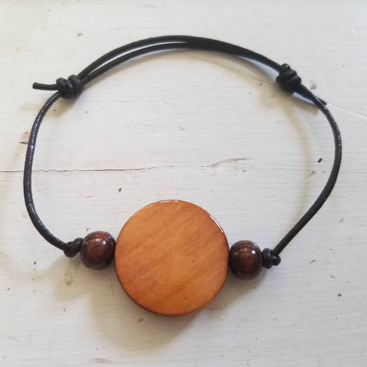 Personalisiertes Holzarmband Personalisierter Lederschmuck Personalisiertes Holzarmband Personalisierter Lederschmuck von MerakiArtisanStudio