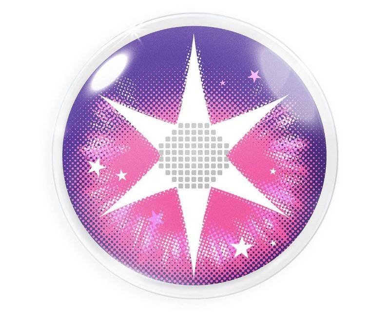 MeralenS Jahreslinsen Violet Star Kontaktlinsen – Ruby Hoshino Look aus Oshi no Ko von MeralenS
