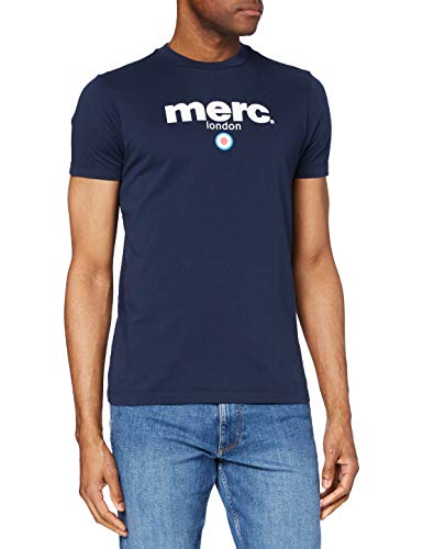 Merc of London Herren Brighton, T-Shirt, Blau (Navy), XX-Large von merc