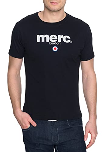 Merc of London Herren T-Shirt, Noir (Black), Medium (Herstellergröße: M) von merc