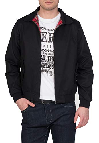 Merc of London Herren Harrington,Jacket Jacke, Schwarz (Black), X-Large (Herstellergröße: XL) von merc