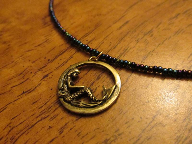 Schillernde Perlen Mermaid Halskette von Mercality