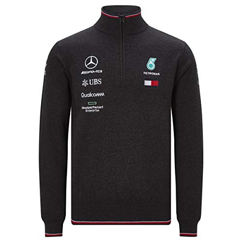 Mercedes-AMG Petronas Motorsport Offizielle Formel 1 Merchandise 2019 F1™ - Team Strick Sweater - Grau von MERCEDES AMG PETRONAS