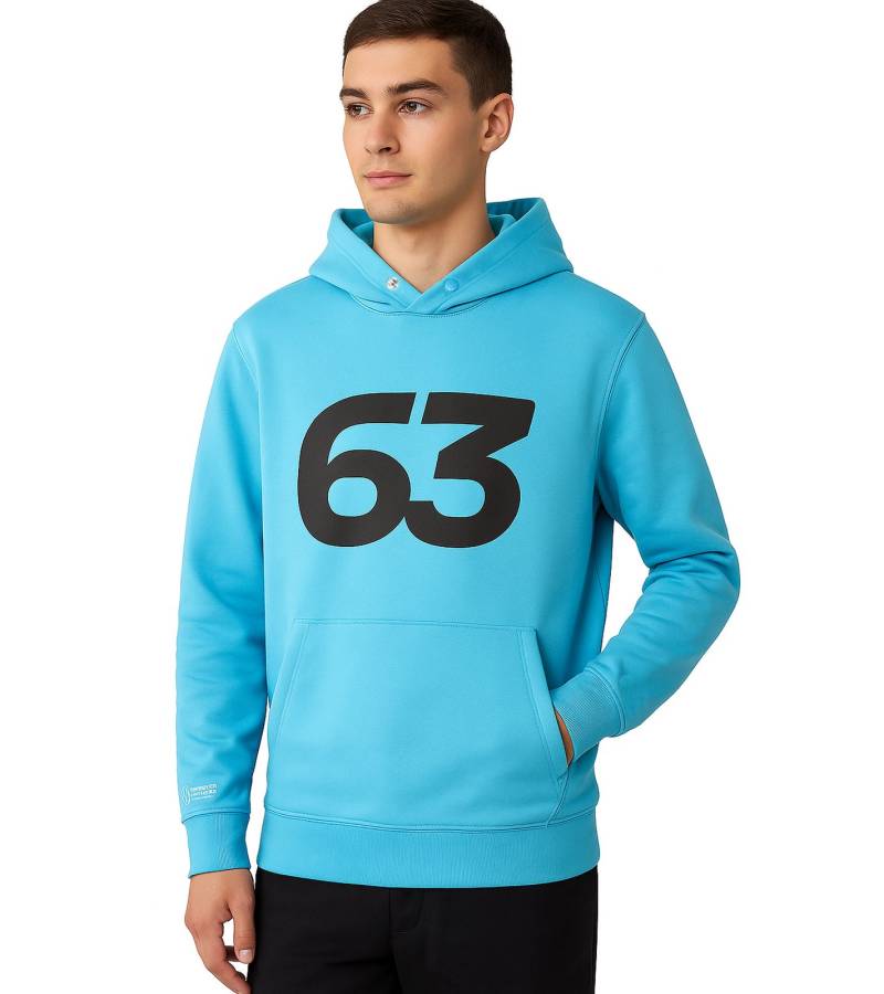 Mercedes-Benz AMG Petronas F1 Hoodie George Russel Herren Kapuzen-Sweatshirt Formel 1 701227118 002 Türkis von Mercedes-Benz