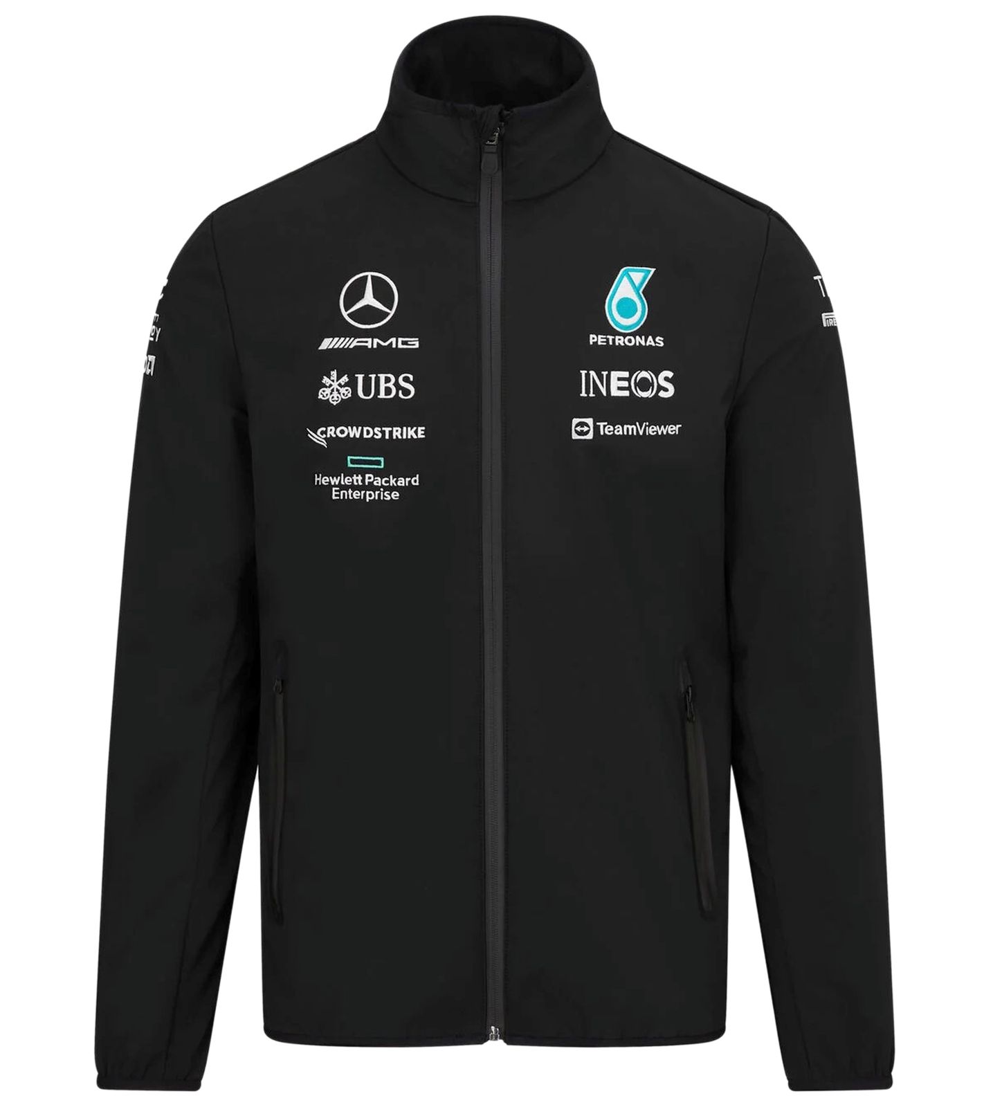 Mercedes-Benz AMG Petronas F1 Mapf1 FW Herren Softshell-Jacke modische Übergangs-Jacke 701219233 001 Schwarz Mercedes-Benz AMG Petronas F1 Mapf1 FW Herren Softshell-Jacke modische Übergangs-Jacke 701219233 001 Schwarz von Mercedes-Benz