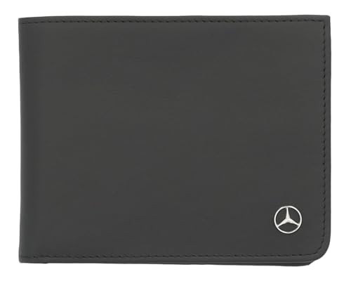 Mercedes-Benz Geldbörse Fahrzeugleder Portemmonaie schwarz Rindleder RFID-Schutz von Mercedes-Benz