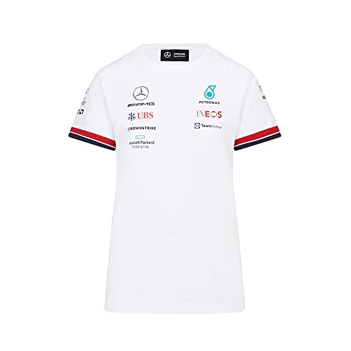 Mercedes AMG Petronas Formula One Team - Team-T-Shirt 2022 für Damen – Weiß - Mittel von PUMA