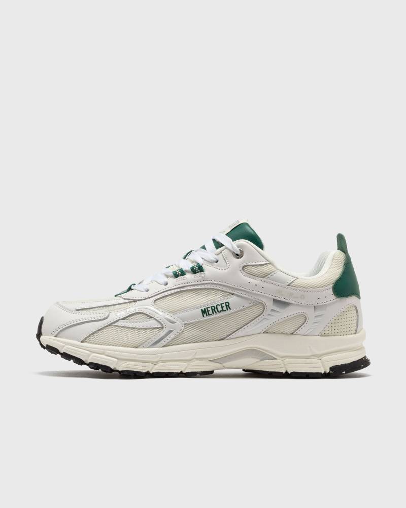 Mercer The Re-Run Nappa men Lowtop green|white in Größe:41 von Mercer