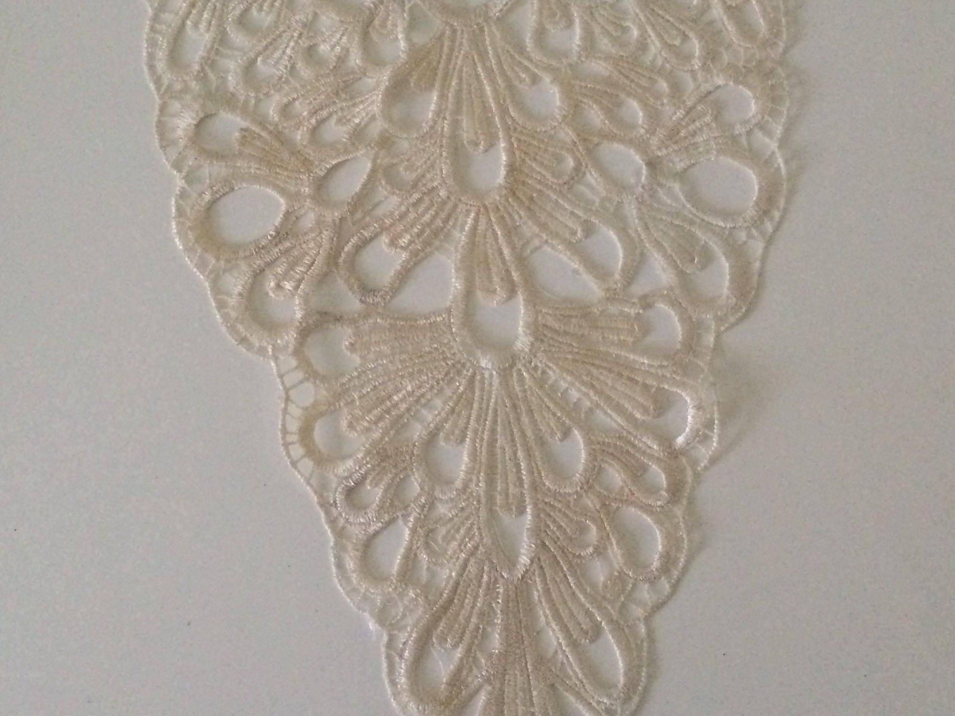 Beige Guipure-Spitzen-Applikation Zum Aufnähen, Ca. 2848 cm von Mercerievoilage