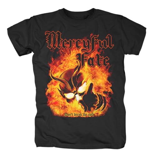 MERCYFUL FATE Don't Break The Oath Männer T-Shirt schwarz L 100% Baumwolle Band-Merch, Bands von MERCYFUL FATE