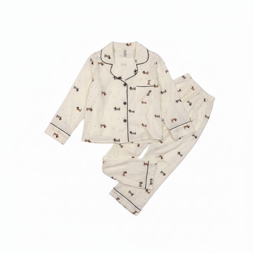 Dackel-Print Pyjamas Gemütliches Loungewear-Set Für Damen Dackel-Print Pyjamas Gemütliches Loungewear-Set Für Damen von MerchLoveDE