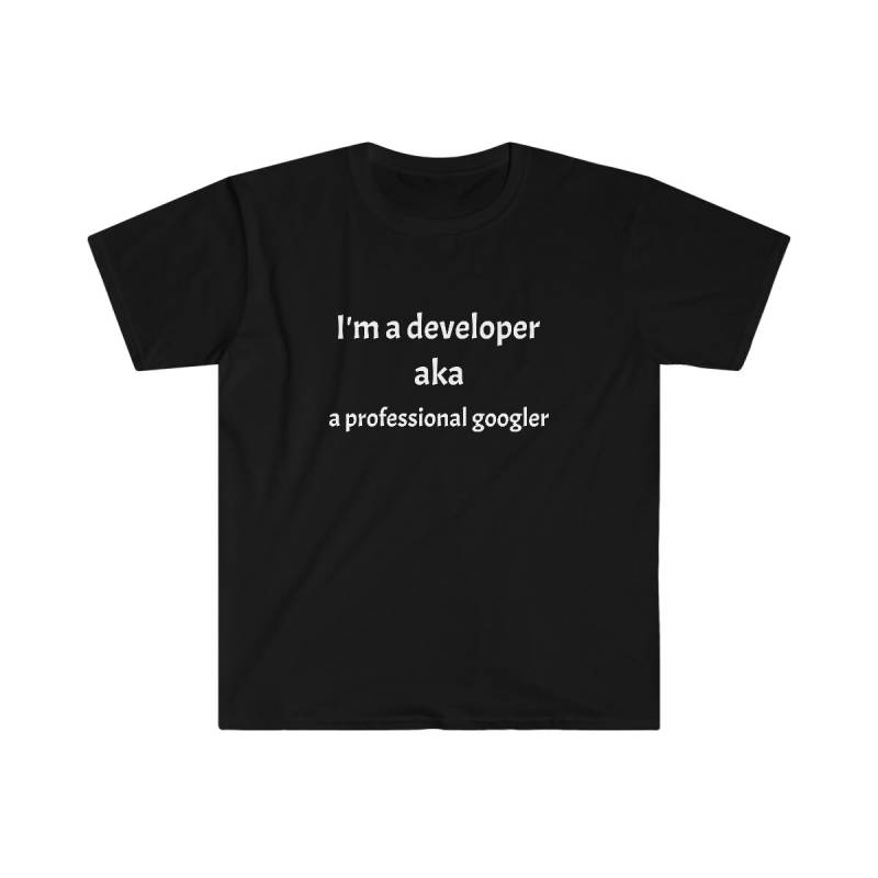 Entwickler, Googler, Coding, Programmierung/T-Shirt von MerchOverflow