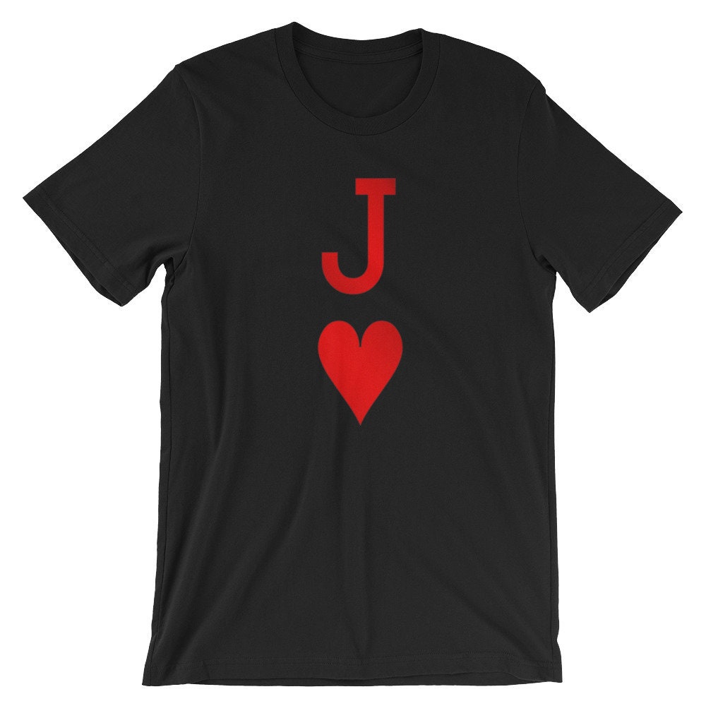 Jack Of Hearts Playing Card Kostüm T-Shirt - Rote Poker Karte Nachhaltig Halloween T-Shirt Unisex Jack Of Hearts Playing Card Kostüm T-Shirt - Rote Poker Karte Nachhaltig Halloween T-Shirt Unisex von MerchOwl