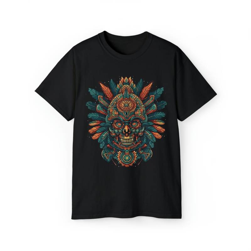 Men T Shirt Mayan Mask Mexico Mexican 5Xl 4Xl 3Xl Xxl Xl L M S Oversize von MerchTeeShop