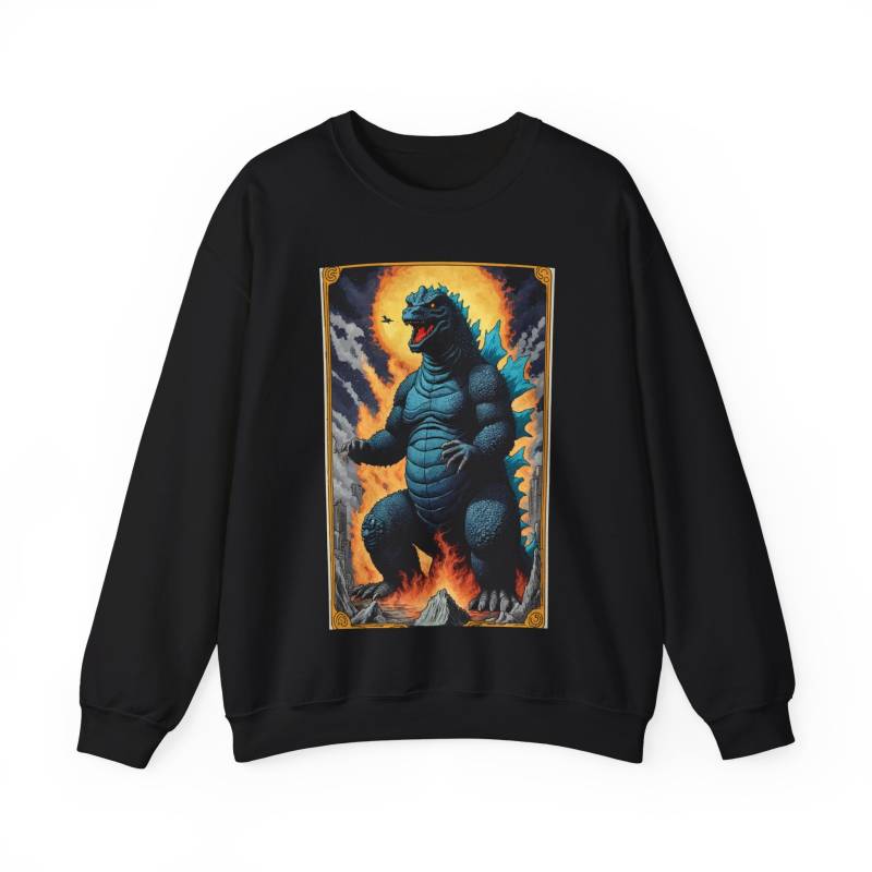 Sweatshirts For Men Sweatshirt Godzilla Pullover Gojira Sweater Kaiju Art von MerchTeeShop