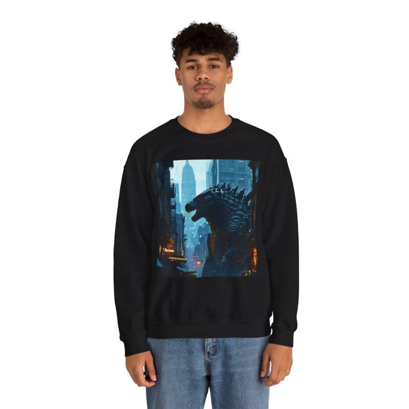 Godzilla Sweatshirts For Men Kaiju Unisex Sweatshirt Gojira Monster Movie Fan Apparel Trendy Crewneck Jumper Cosplay von MerchTeeShop