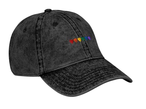 Merchbaendchen Shop Vintage Rainbow Hearts Cap von Merchbaendchen Shop
