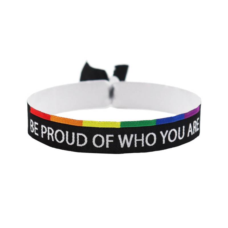 Be Proud Of Who You Are Armband von Merchbaendchen