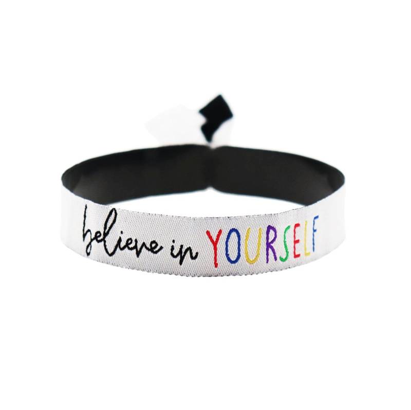 Believe in Yourself Armband von Merchbaendchen