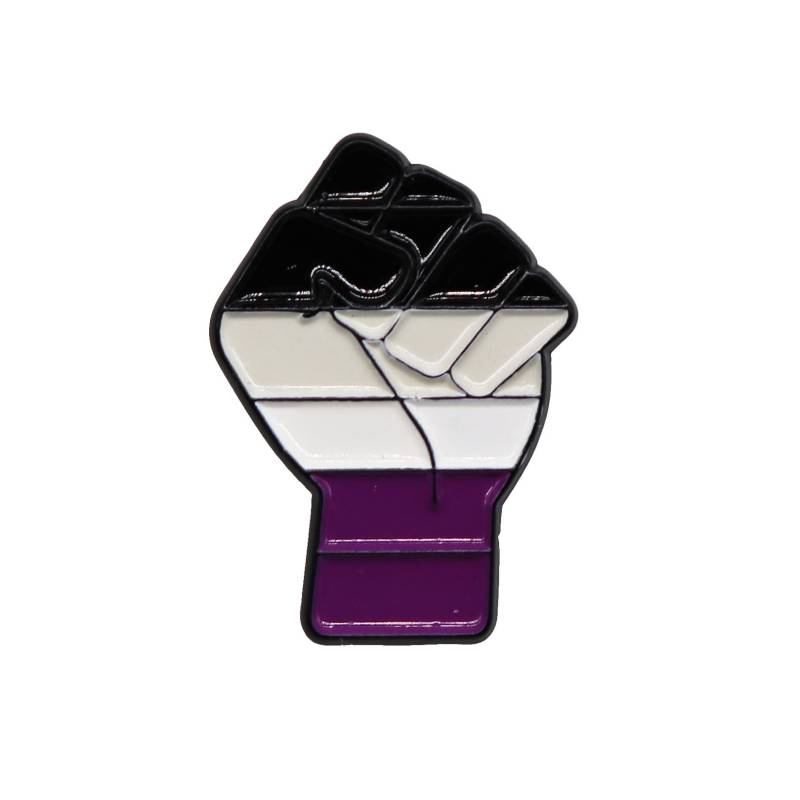 Blm Asexuell - Emaille Pin von Merchbaendchen
