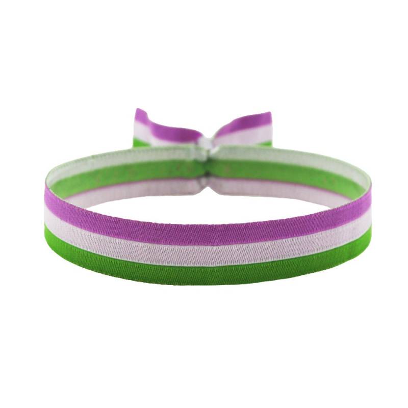 Genderqueer Flagge Armband von Merchbaendchen