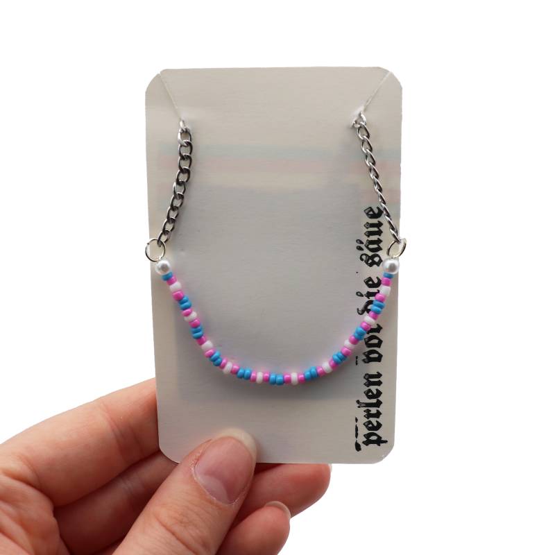 Marsha - Trans Kette Handmade von Merchbaendchen