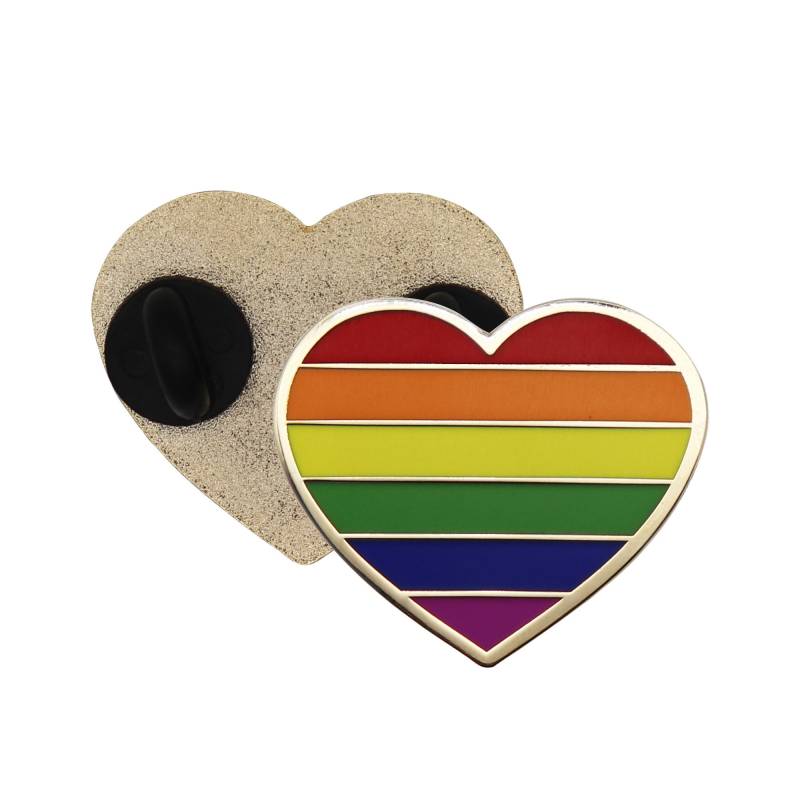 Pride Herz - Emaille Pin von Merchbaendchen