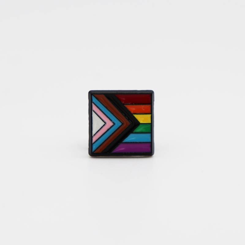 Pride Progress - Mini Emaille Pin von Merchbaendchen