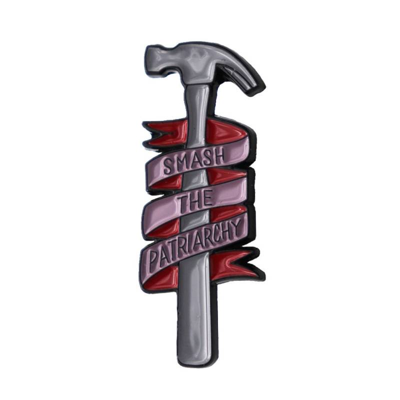 Smash The Patriarchy - Emaille Pin von Merchbaendchen