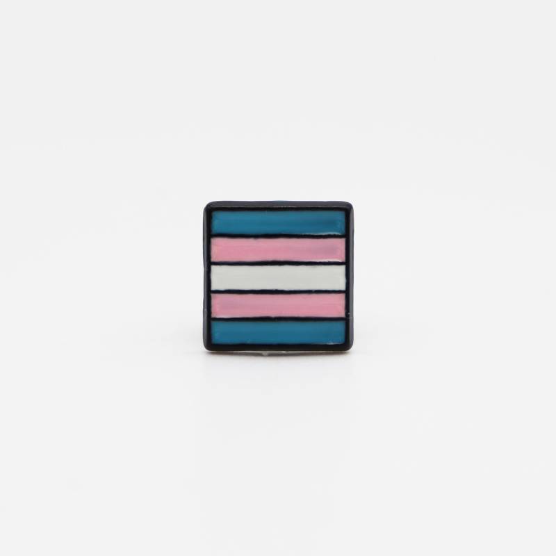 Trans - Mini Emaille Pin von Merchbaendchen