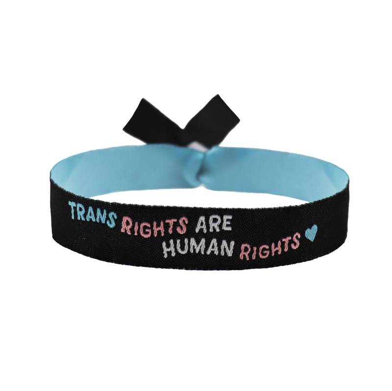 Trans Rights Are Human Armband von Merchbaendchen