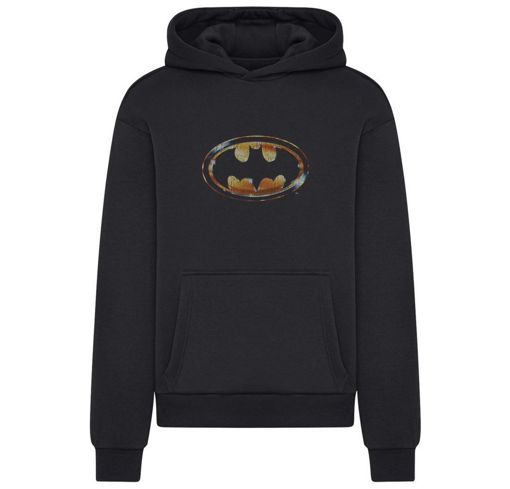 Merchcode Hoodie Batman 1989 Logo Fluffy Hoodie von Merchcode