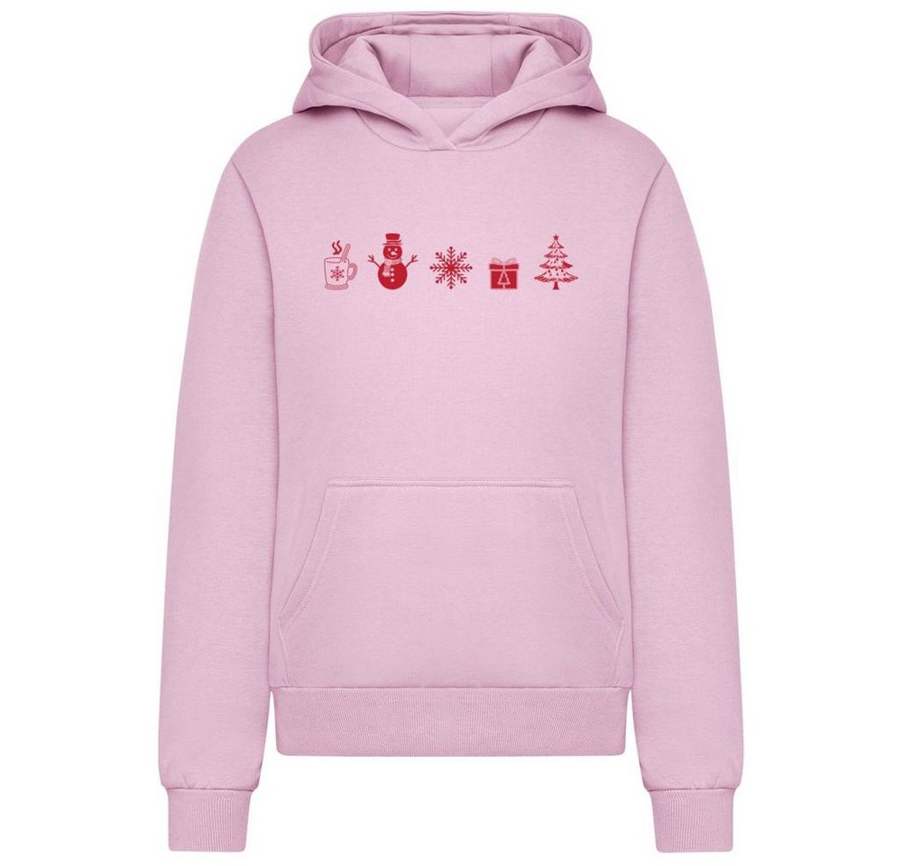 Merchcode Hoodie Christmas Elements Fluffy Hoody von Merchcode
