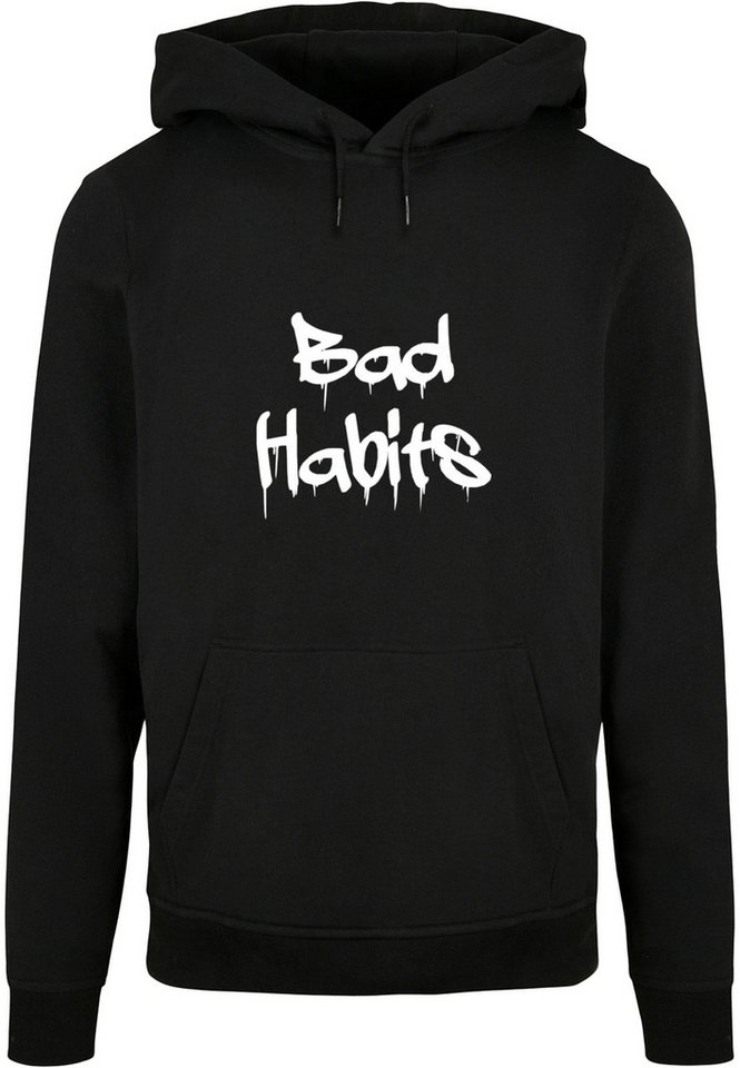 Merchcode Kapuzensweatshirt Merchcode Herren Bad Habits Basic Hoody (1-tlg) von Merchcode