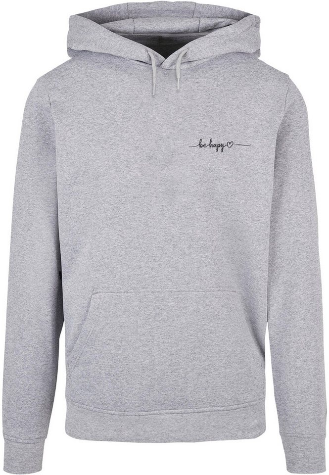 Merchcode Kapuzensweatshirt Merchcode Herren Be Happy Basic Hoody (1-tlg) von Merchcode