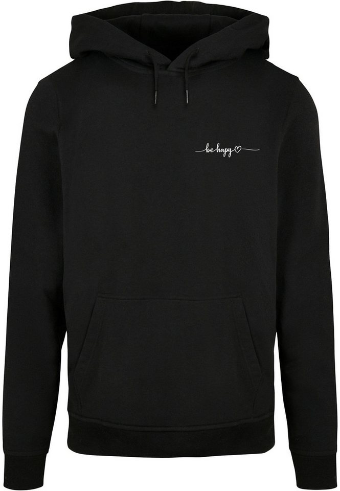 Merchcode Kapuzensweatshirt Merchcode Herren Be Happy Basic Hoody (1-tlg) von Merchcode