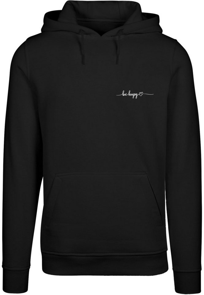 Merchcode Kapuzensweatshirt Merchcode Herren Be Happy Hoody (1-tlg) von Merchcode