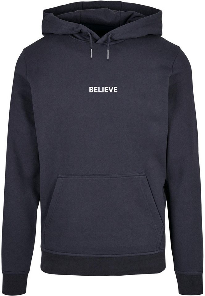 Merchcode Kapuzensweatshirt Merchcode Herren Believe Front Basic Hoody (1-tlg) von Merchcode