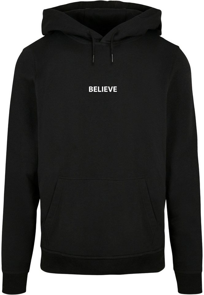 Merchcode Kapuzensweatshirt Merchcode Herren Believe Front Basic Hoody (1-tlg) von Merchcode