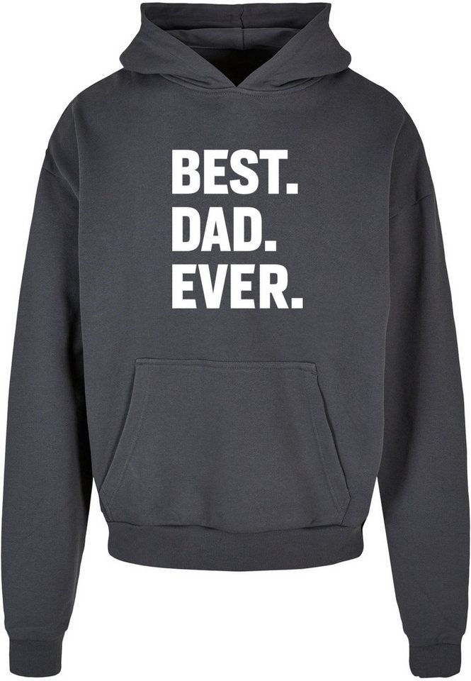 Merchcode Kapuzensweatshirt Merchcode Herren Fathers Day - Best Dad Ever Ultra Heavy Hoody (1-tlg) von Merchcode
