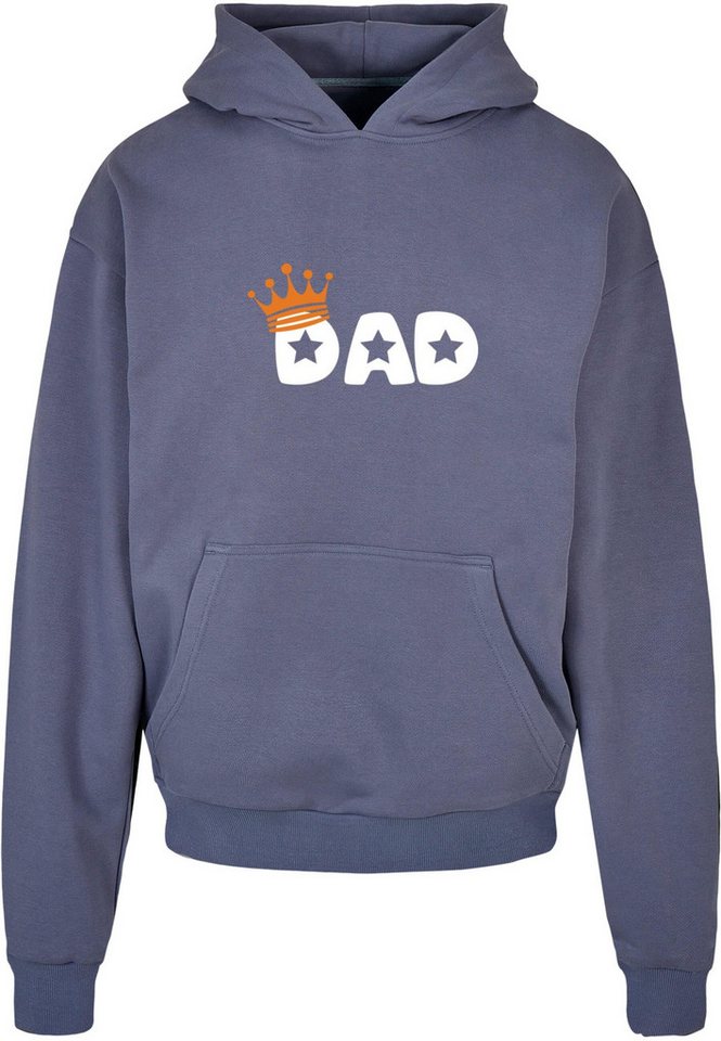 Merchcode Kapuzensweatshirt Merchcode Herren Fathers Day - King Dad Ultra Heavy Hoody (1-tlg) von Merchcode