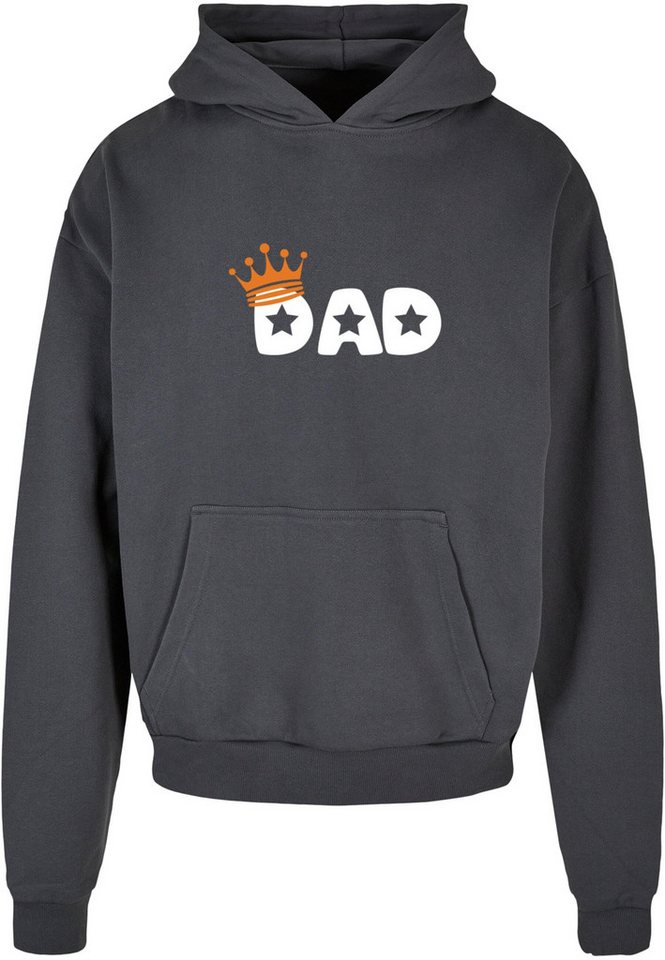 Merchcode Kapuzensweatshirt Merchcode Herren Fathers Day - King Dad Ultra Heavy Hoody (1-tlg) von Merchcode