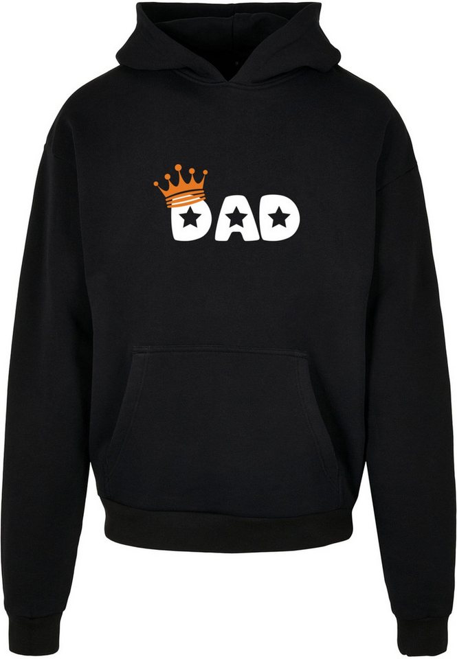 Merchcode Kapuzensweatshirt Merchcode Herren Fathers Day - King Dad Ultra Heavy Hoody (1-tlg) von Merchcode