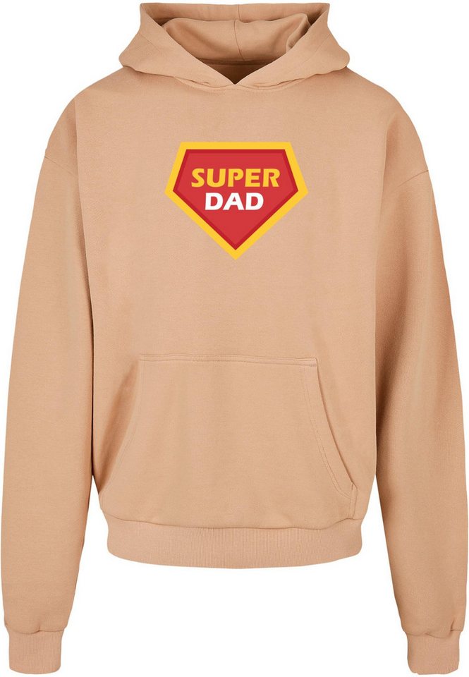 Merchcode Kapuzensweatshirt Merchcode Herren Fathers Day - Super dad Ultra Heavy Hoody (1-tlg) von Merchcode