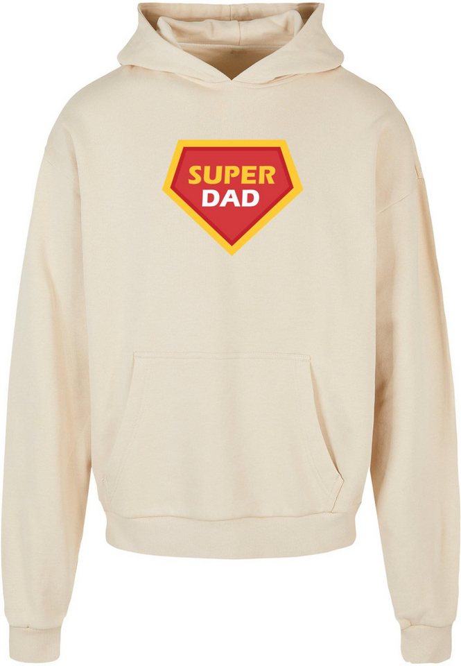 Merchcode Kapuzensweatshirt Merchcode Herren Fathers Day - Super dad Ultra Heavy Hoody (1-tlg) von Merchcode